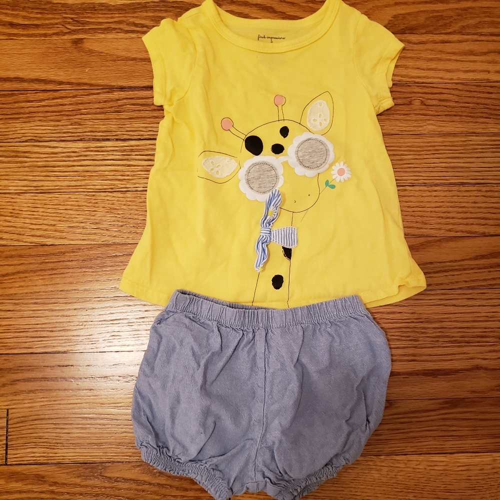 First Impressions Short Set size 2T